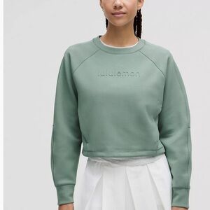 NWT Lululemon Smooth Spacer Cropped Pullover Graphic Top